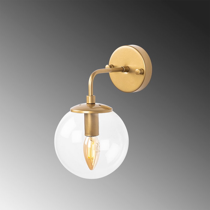 Opviq Horn - 12216 Lámpara de pared dorada